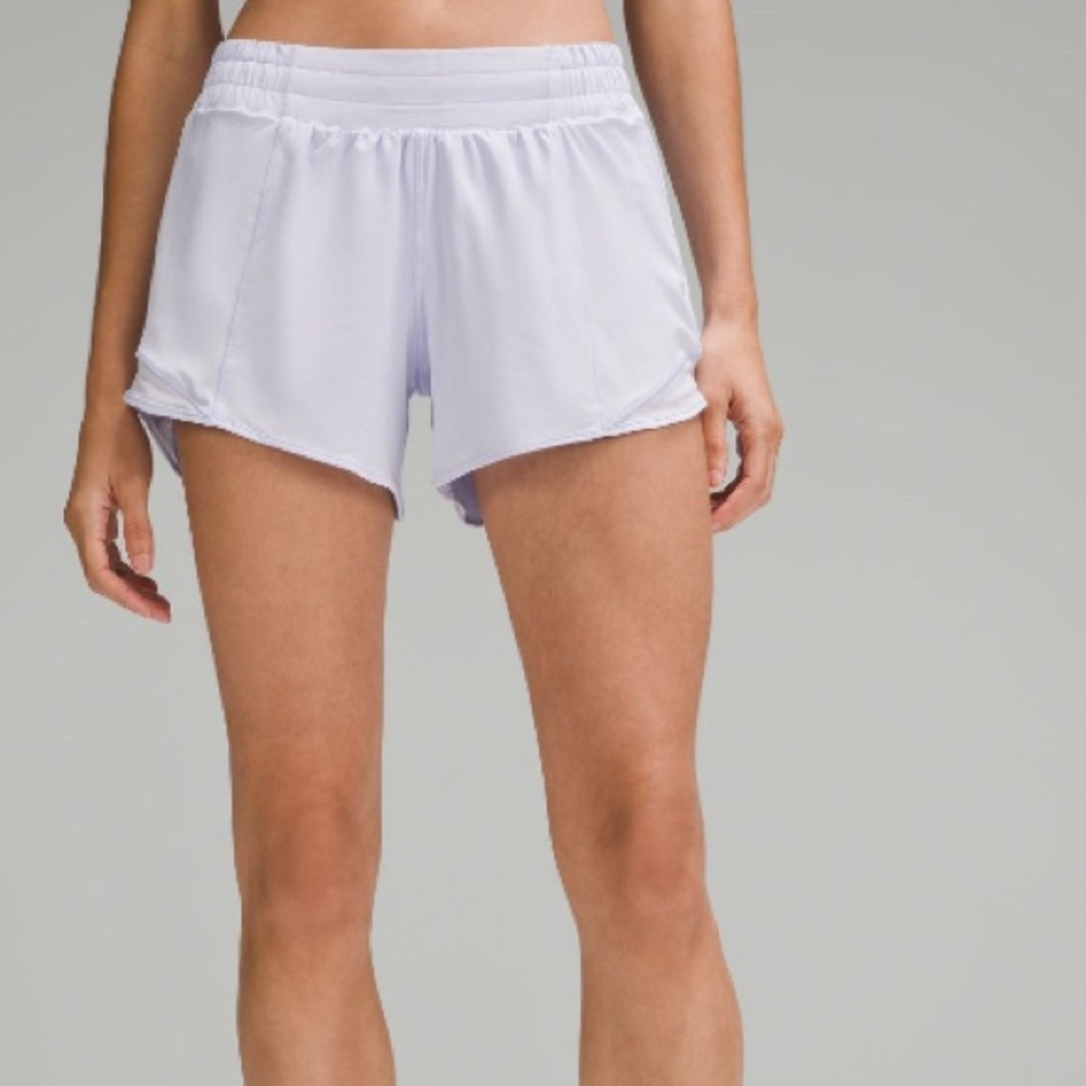 Women's light lavender Lululemon Shorts